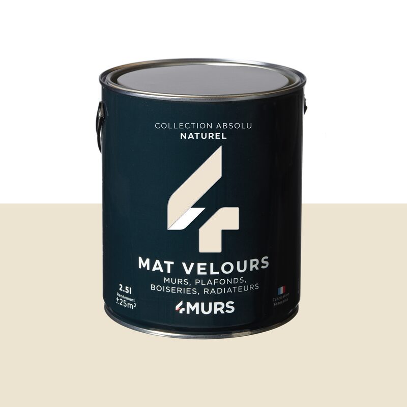Peinture Multi-supports ABSOLU Acrylique naturel Mat 2,5 L