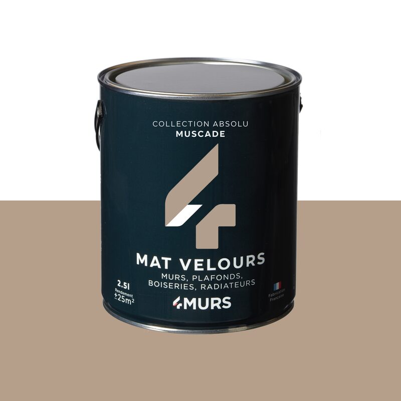 Peinture Multi-supports ABSOLU Acrylique muscade Mat 2,5 L