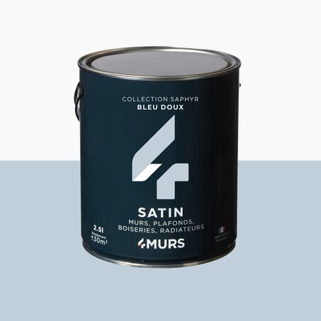 Peinture Multi-supports SAPHYR Alkyde bleu doux Satiné