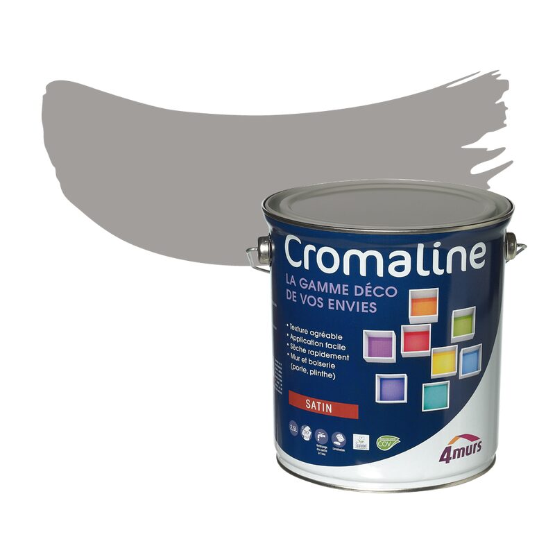 Peinture Multi-supports CROMALINE Acrylique beton Satiné 2,5 L