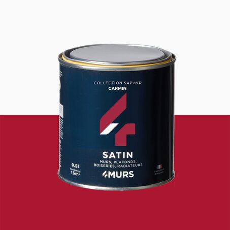 Saphyr Peinture Finition Peinture carmin Satiné 0,5 L