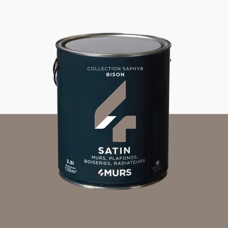 Peinture Multi-supports SAPHYR Alkyde bison Satiné