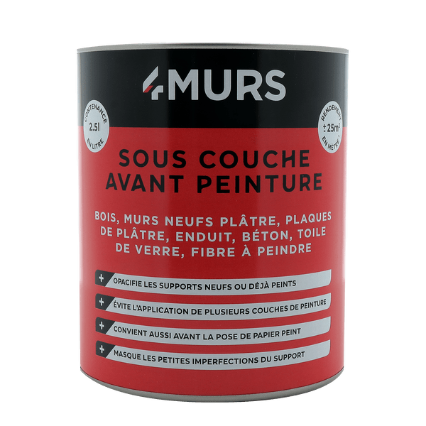 Sous-couches avant peinture - 4MURS