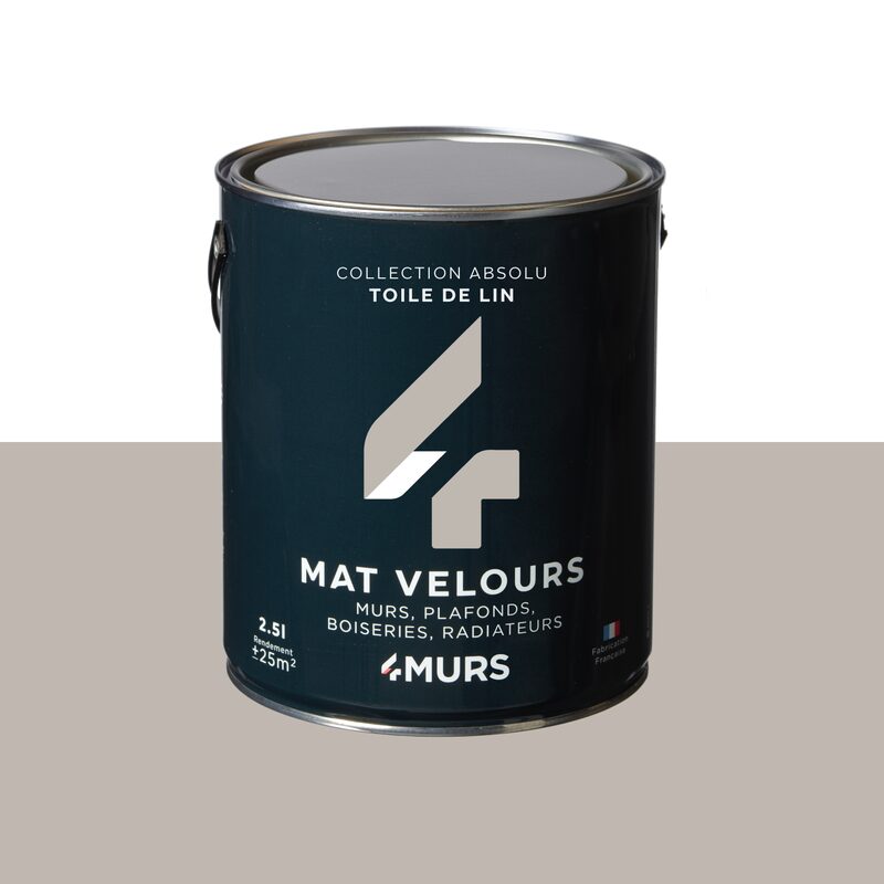 Peinture Multi-supports ABSOLU Acrylique toile de lin Mat 2,5 L