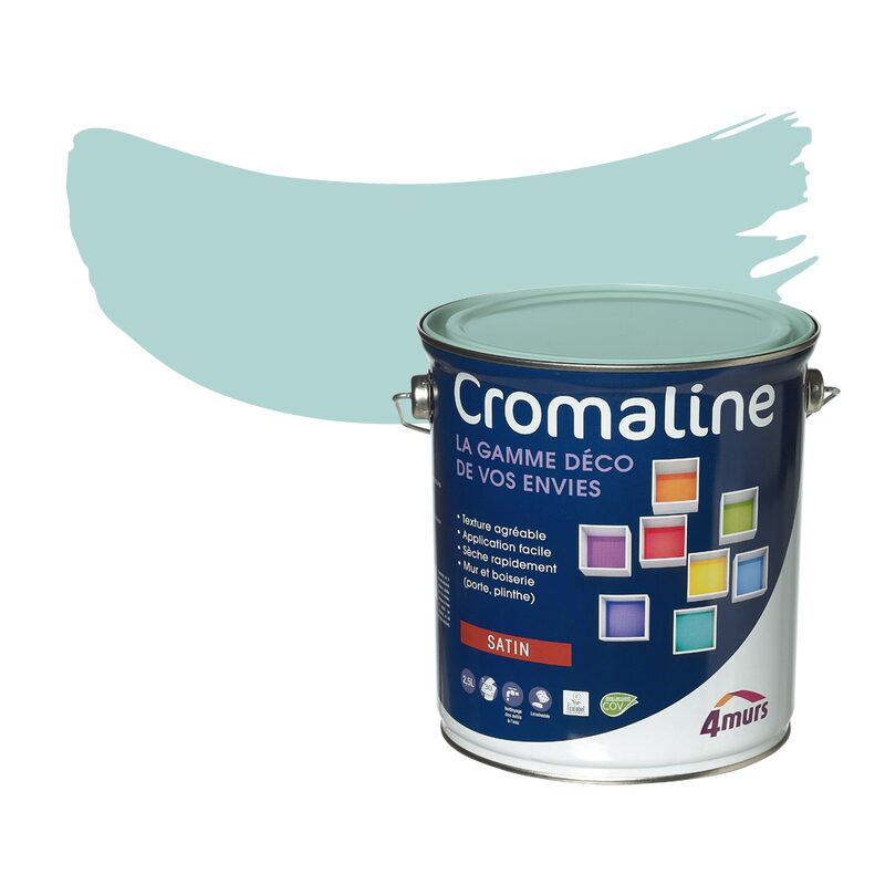 Peinture Multi-supports CROMALINE Acrylique aqua Satiné 2,5 L