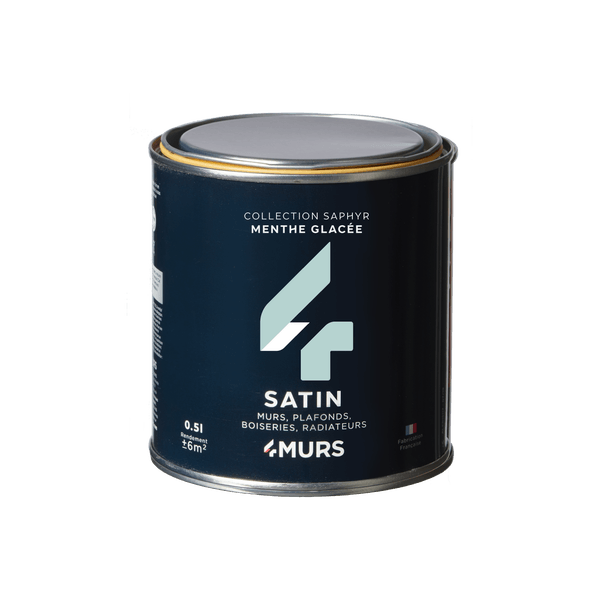 Peinture Finition SAPHYR Alkyde menthe glacée Satiné 0,5 L
