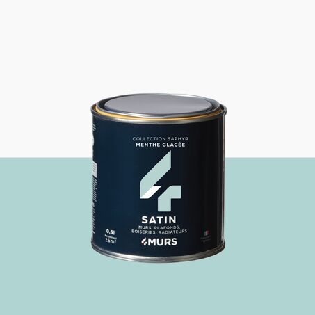 Saphyr Peinture Finition Peinture menthe glacée Satiné 0,5 L
