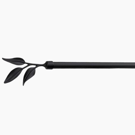 Kit barre à rideaux ELEGANCE noir 1,9 cm de 165,0 à 310 cm