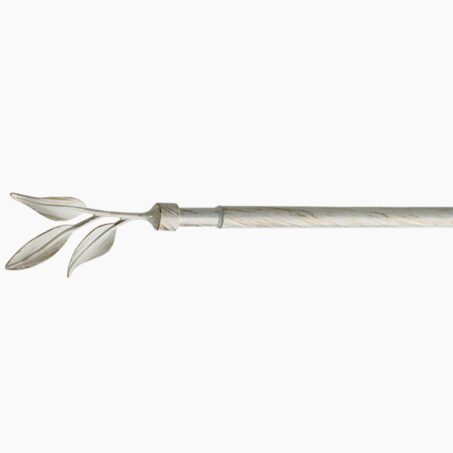 Kit barre à rideaux ELEGANCE blanc / doré 1,9 cm de 165,0 à 310 cm