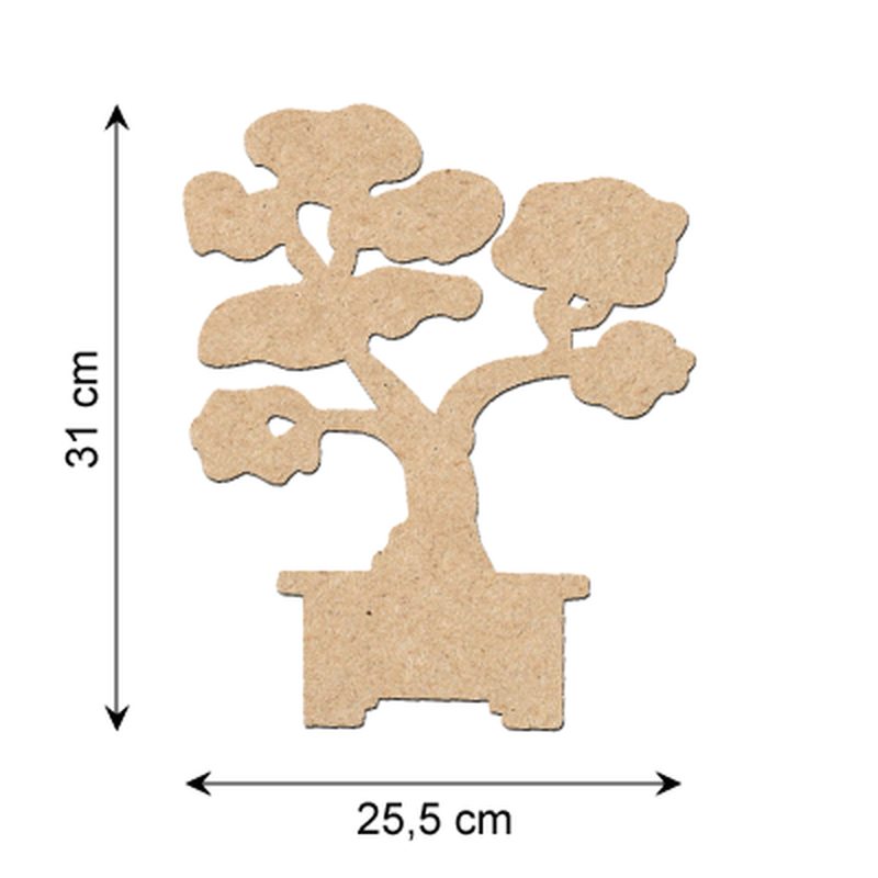 Décobois à peindre bonsai