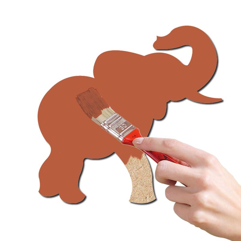 Décobois à peindre éléphant coloris éléphant