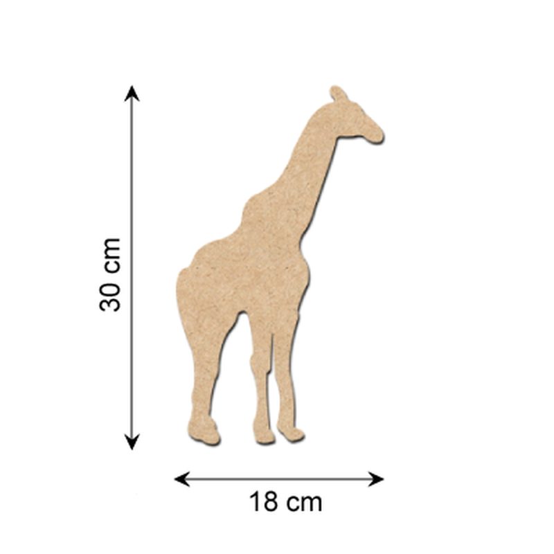 Décobois à peindre girafe
