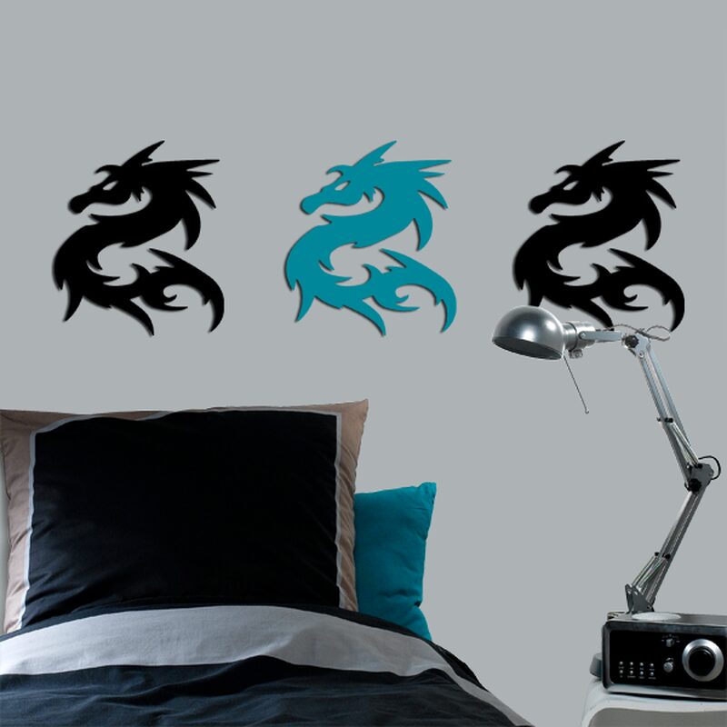Décobois à peindre dragon