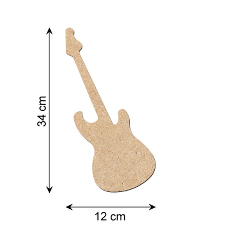 Décobois à peindre guitare