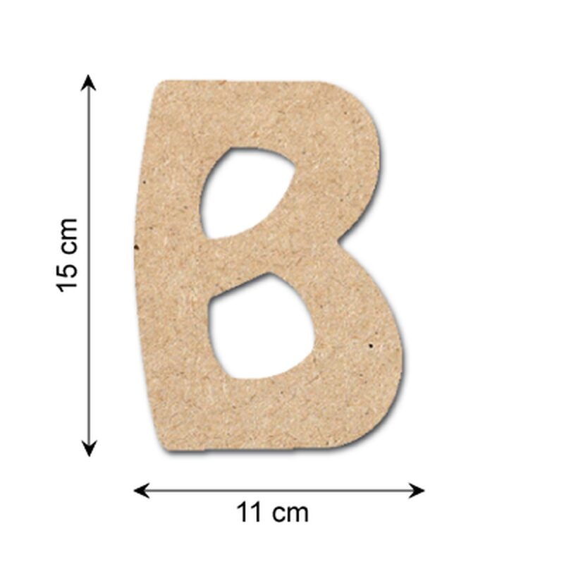 Décobois à peindre lettre B