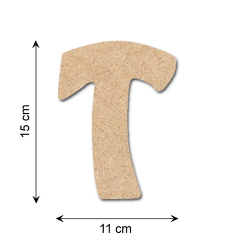 Décobois à peindre lettre T