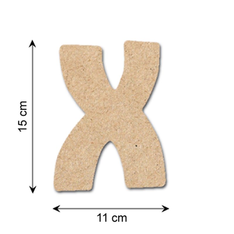 Décobois à peindre lettre X