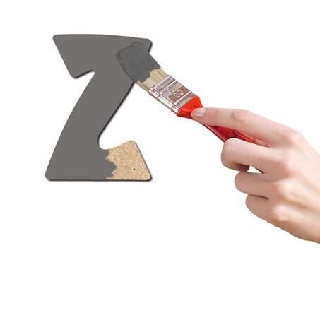 Gomille Décobois à peindre lettre Z
