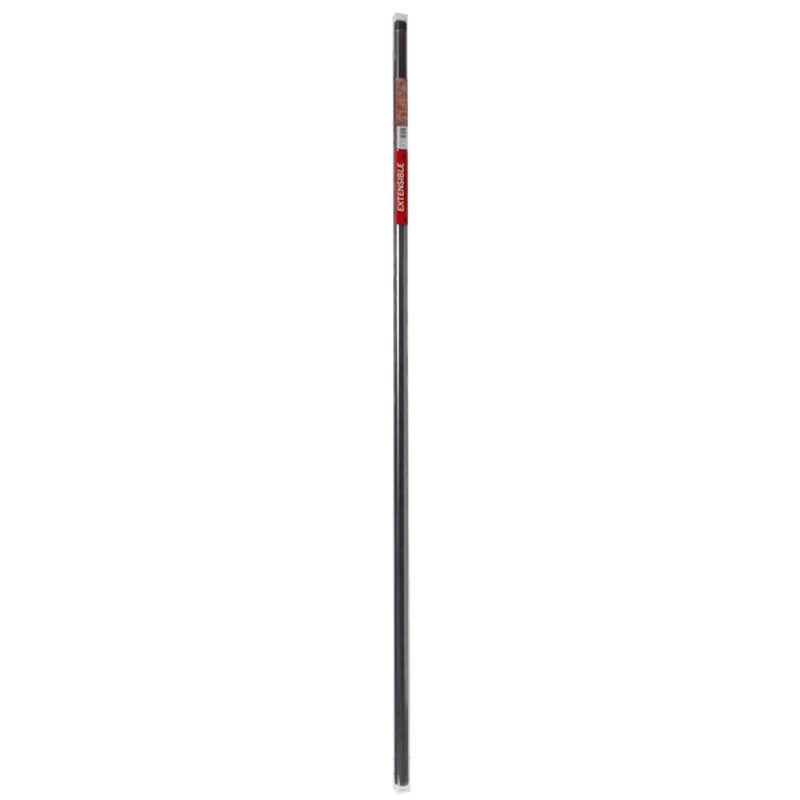 Barre à rideau ZEN coloris noir miroir diamètre barre 2,8 cm longueur extensible de 160,0 à 300 cm