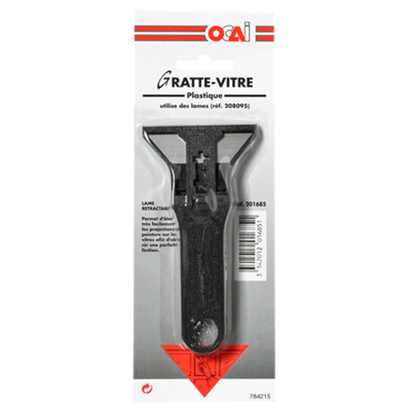 Gratte-vitre 60 mm + 3 Lames