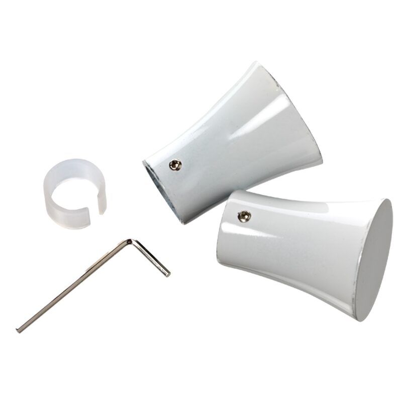 Embout HOWLITE coloris blanc