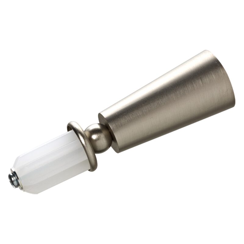 Embout EXCLUSIVE coloris nickel brossé