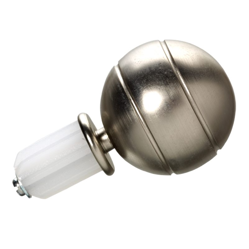 Embout EXCLUSIVE coloris nickel brossé