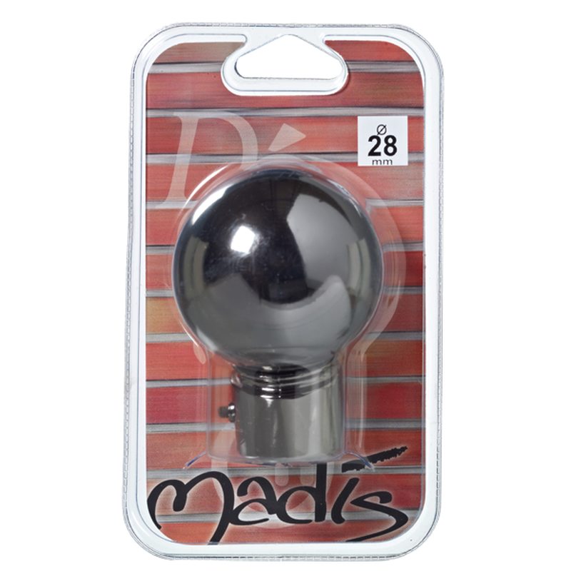 Embout ZEN coloris noir miroir