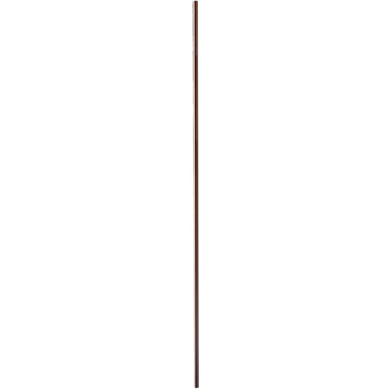 Barre à rideau GLACAGE coloris chocolat diamètre barre 2 cm longueur 160 cm