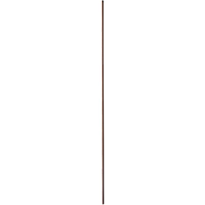 Barre à rideau GLACAGE coloris chocolat diamètre barre 2 cm longueur 200 cm