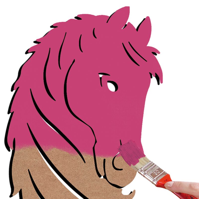 Décobois à peindre tête de cheval