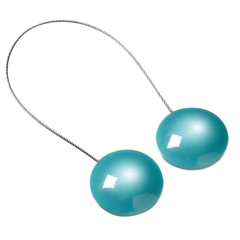 Embrasse aimantée BONBON coloris turquoise