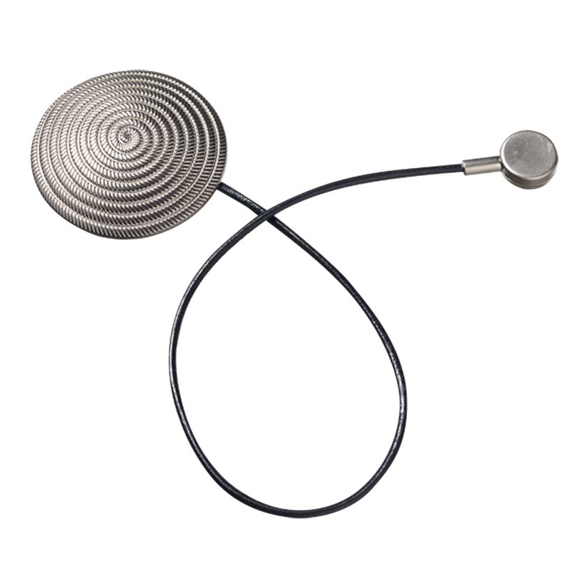 Embrasse aimantée SPIRALE coloris argent