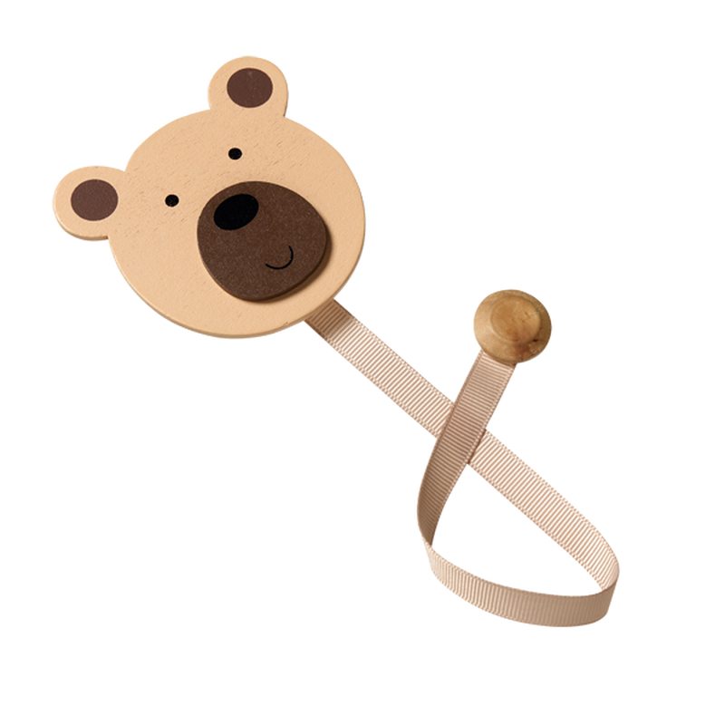 Embrasse aimantée PETIT NOUNOURS coloris marron