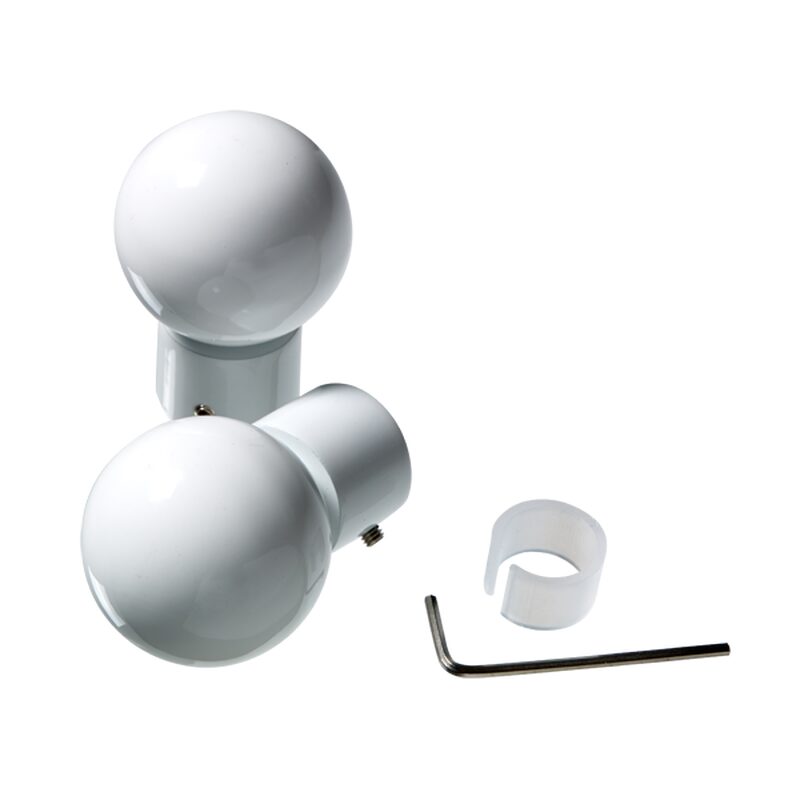 Embout HOWLITE coloris blanc
