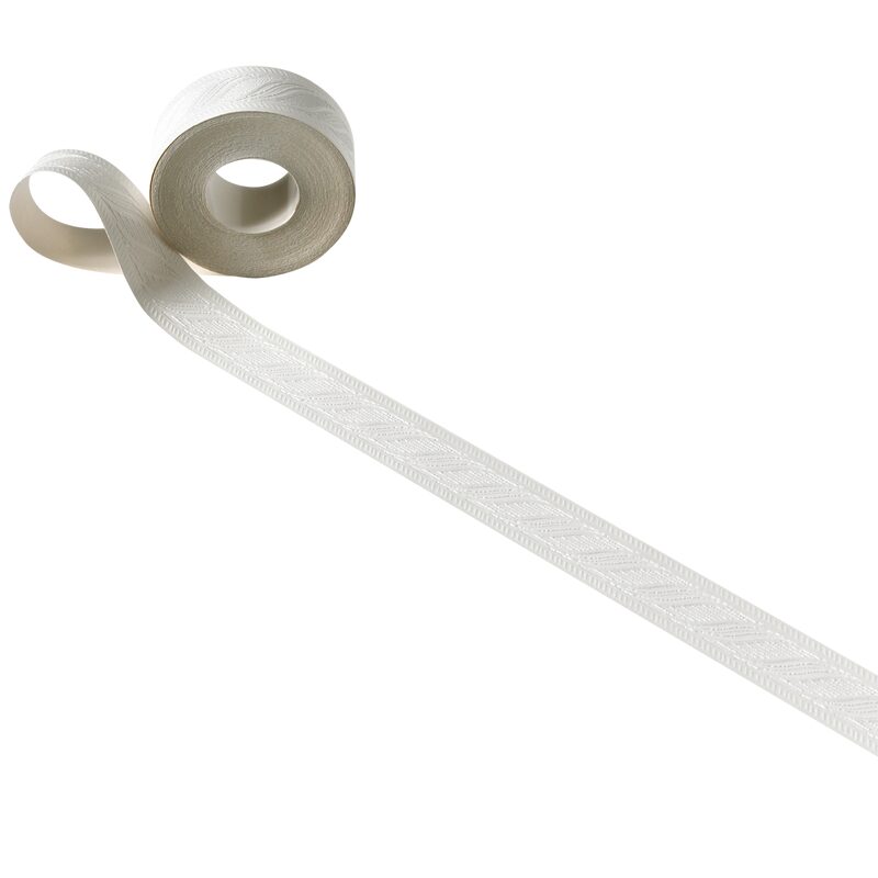 Galon vinyle TORSADIA coloris blanc