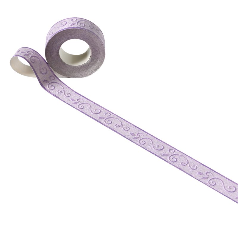 Galon vinyle VOLUTE coloris lilas