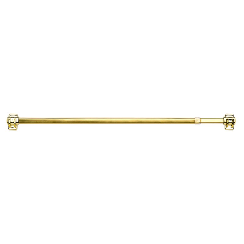 Barre à rideau vitrage BUSINESS coloris or  longueur extensible de 40,0 à 60 cm
