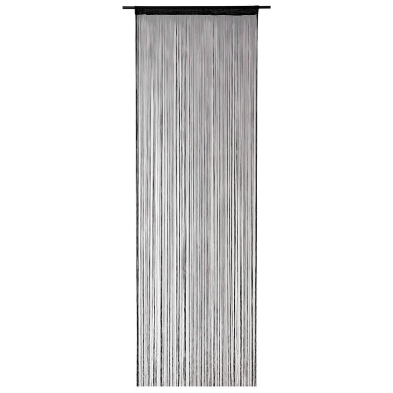 Voilage SPAGHETTI coloris noir 90 x 240 cm
