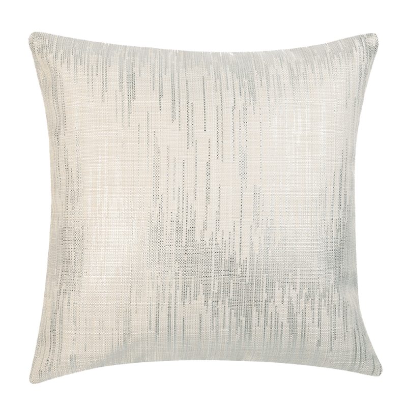 Housse de coussin FILS ARGENTES coloris beige argent 50 x 50 cm
