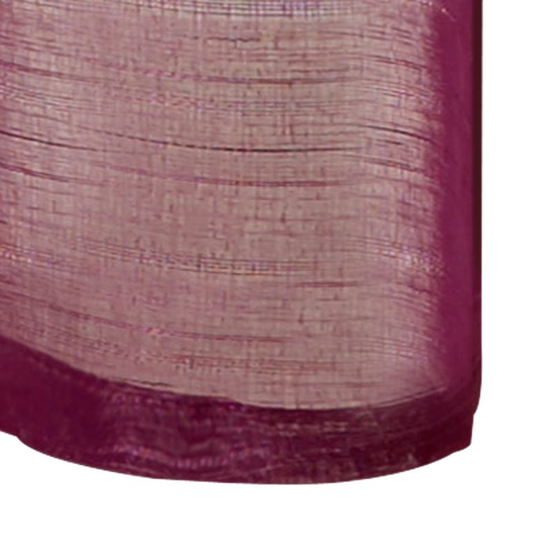 Voilage LOLA coloris lie de vin 140 x 260 cm