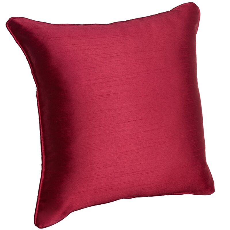 Coussin OPERA coloris rubis 45 x 45 cm