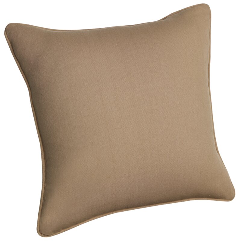 Coussin ASSOUAN coloris chanvre 40 x 40 cm