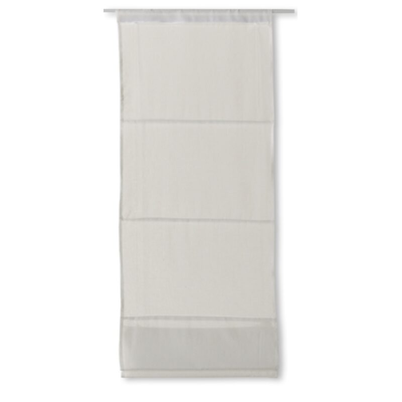 Vitrage TEMPORA coloris ivoire 45 x 180 cm