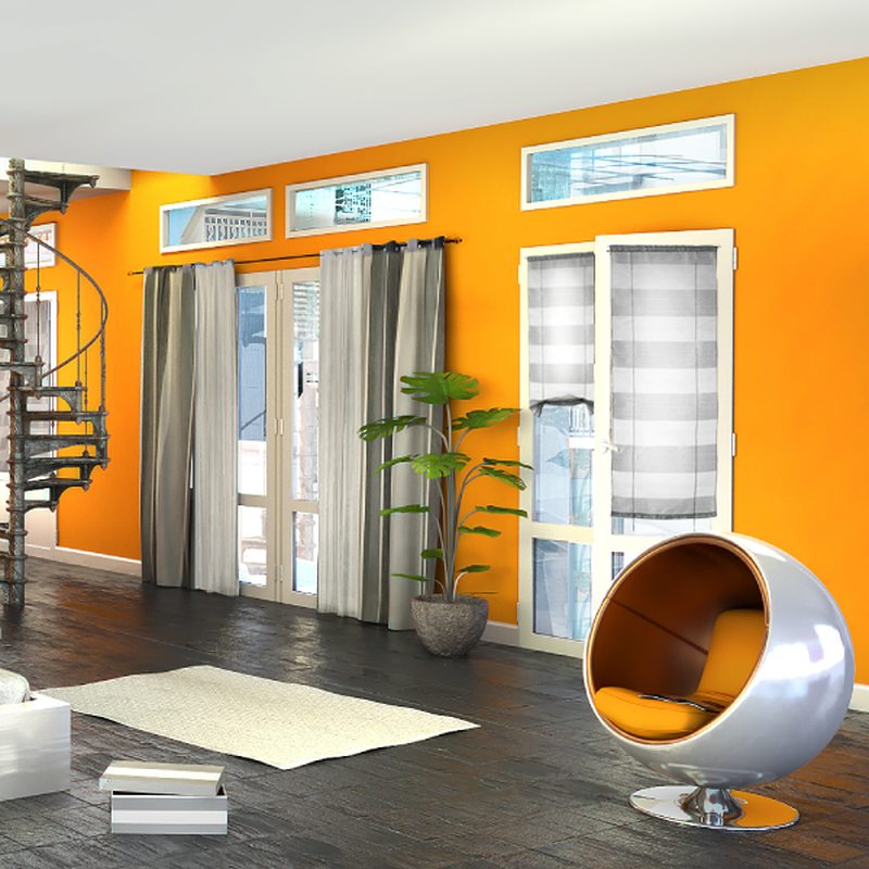 Vitrage CANNES coloris gris fumé 58 x 150 cm