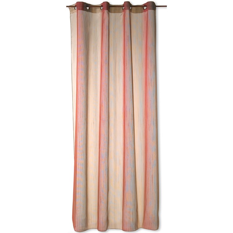 Voilage LUXURY coloris rouge framboise 150 x 260 cm