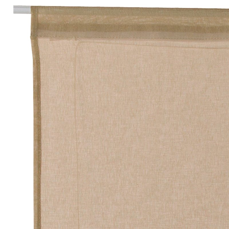 Vitrage TEMPORA coloris taupe 45 x 180 cm