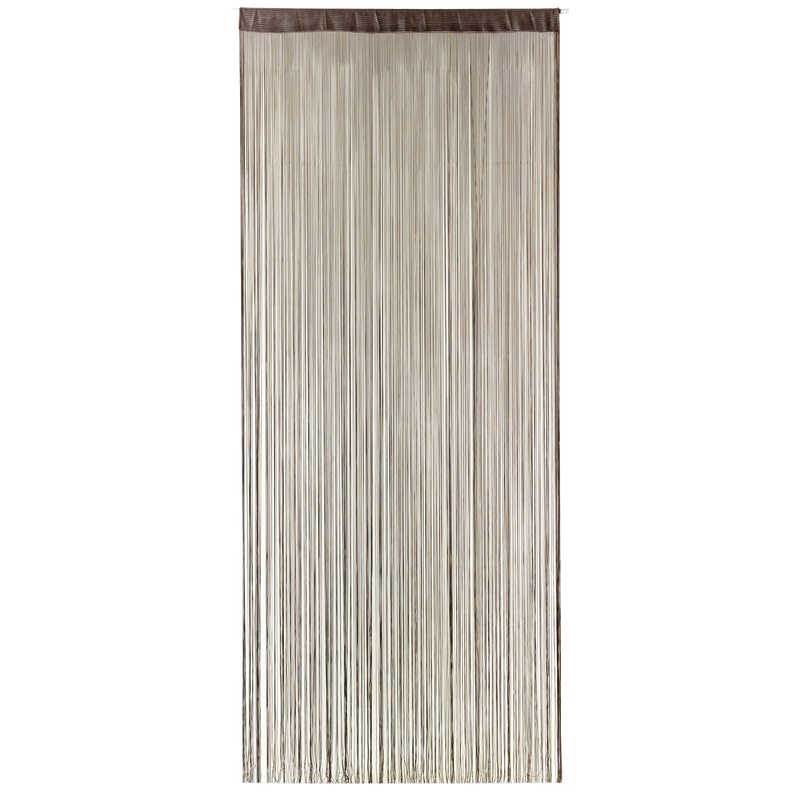 Voilage SPAGHETTI coloris taupe 90 x 240 cm