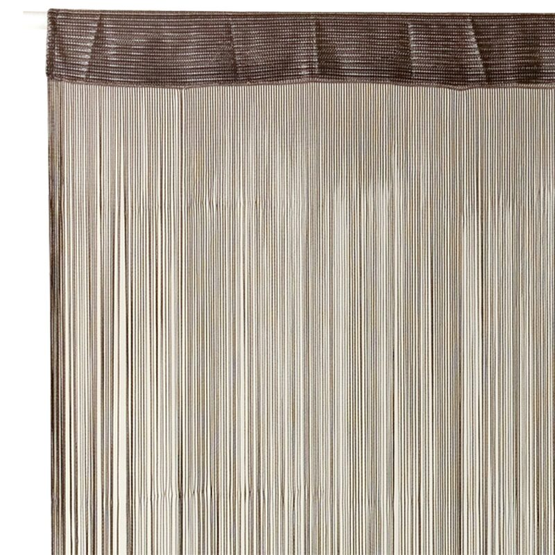 Voilage SPAGHETTI coloris taupe 90 x 240 cm