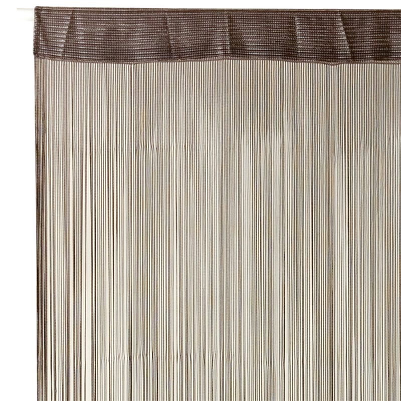Voilage SPAGHETTI coloris taupe 90 x 240 cm
